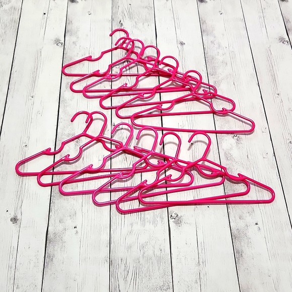 Storage & Organization Hot Pink Childs Clothes Hangers Set Of 12